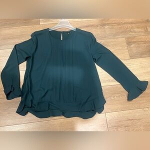 Ann Taylor Deep Green Blouse